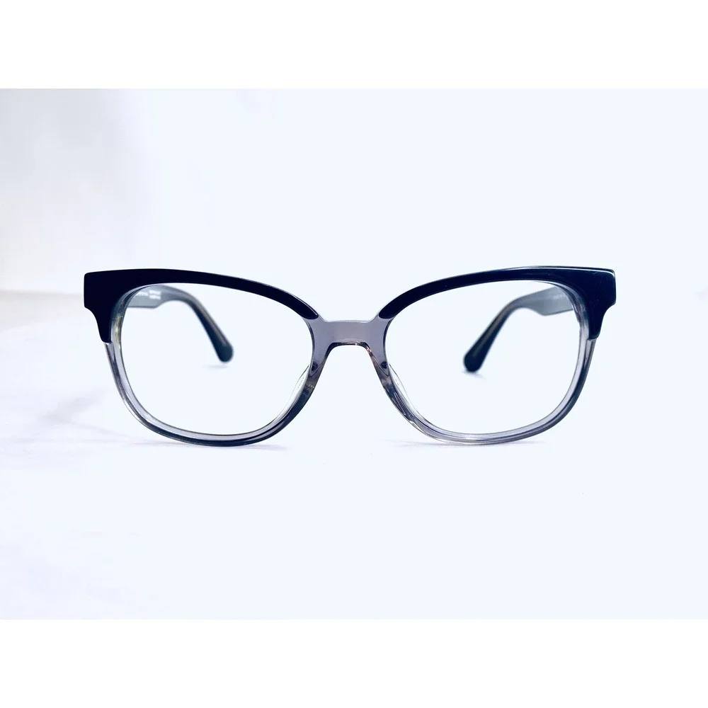 New Kate Spade Black Gray Clear Cat Eye Eyeglasses Carolanne 08A 51 17 140
